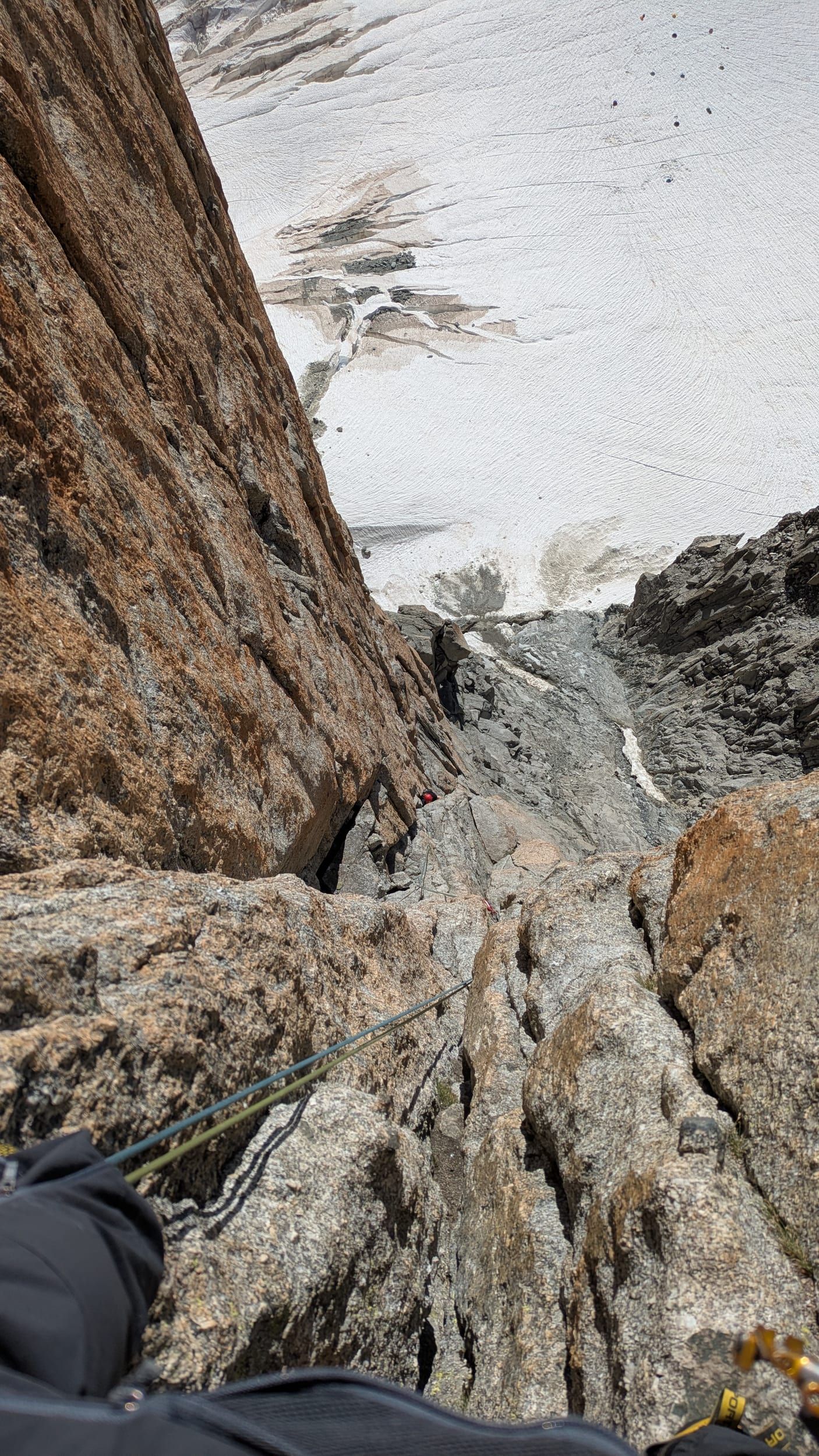 Seillänge 8, in der Verschneidung